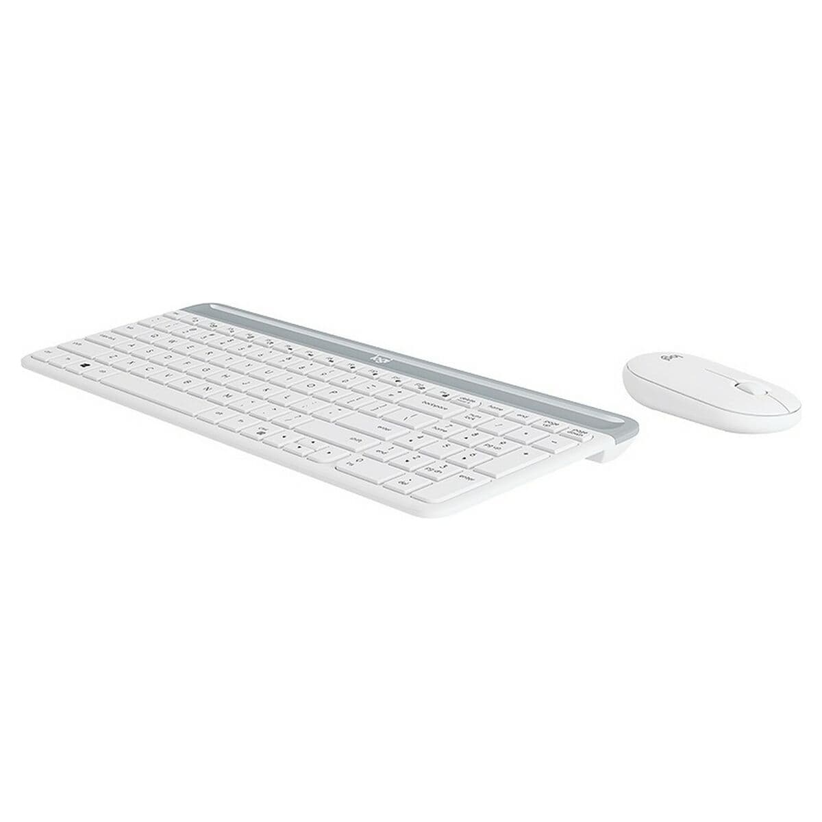 clavier et souris Logitech  MK470 Blanc Français AZERTY - Image 3
