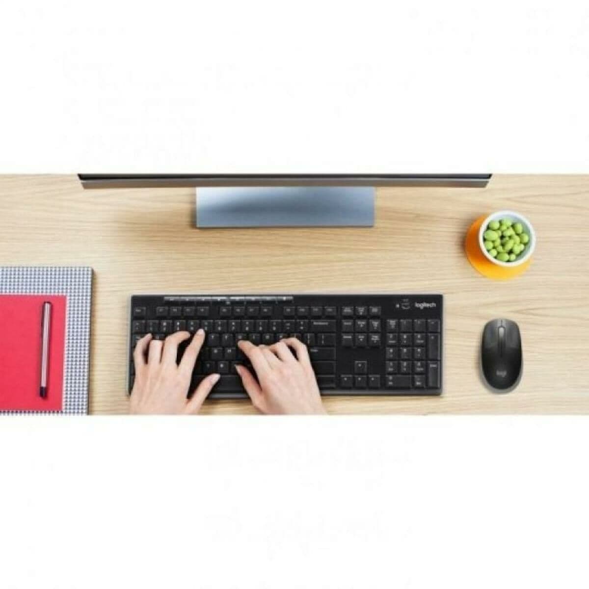 Drahtlose optische Maus Logitech M190 Grau 1000 dpi