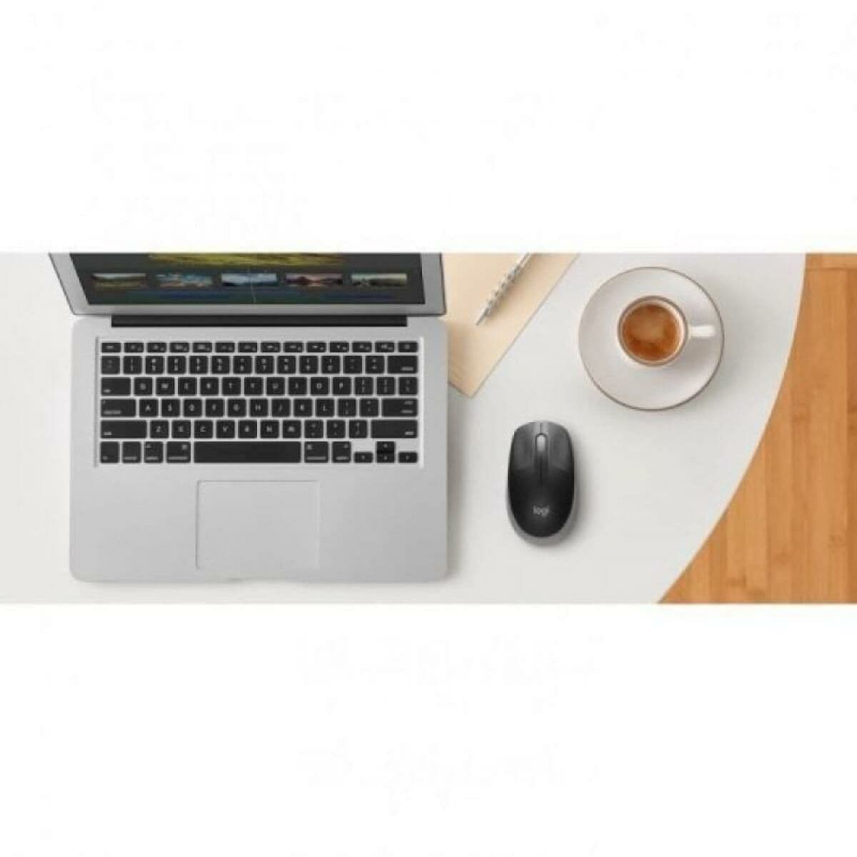 Drahtlose optische Maus Logitech M190 Grau 1000 dpi - Image 6