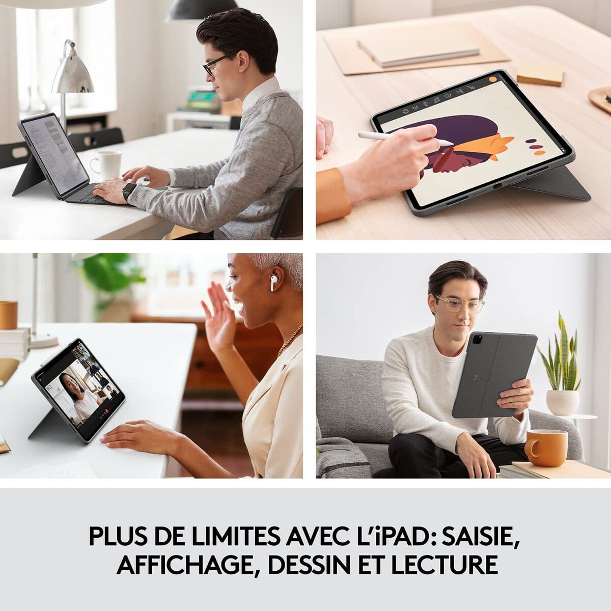 Tastatur Logitech 920-010210 Grau Qwerty Spanisch AZERTY - Image 9