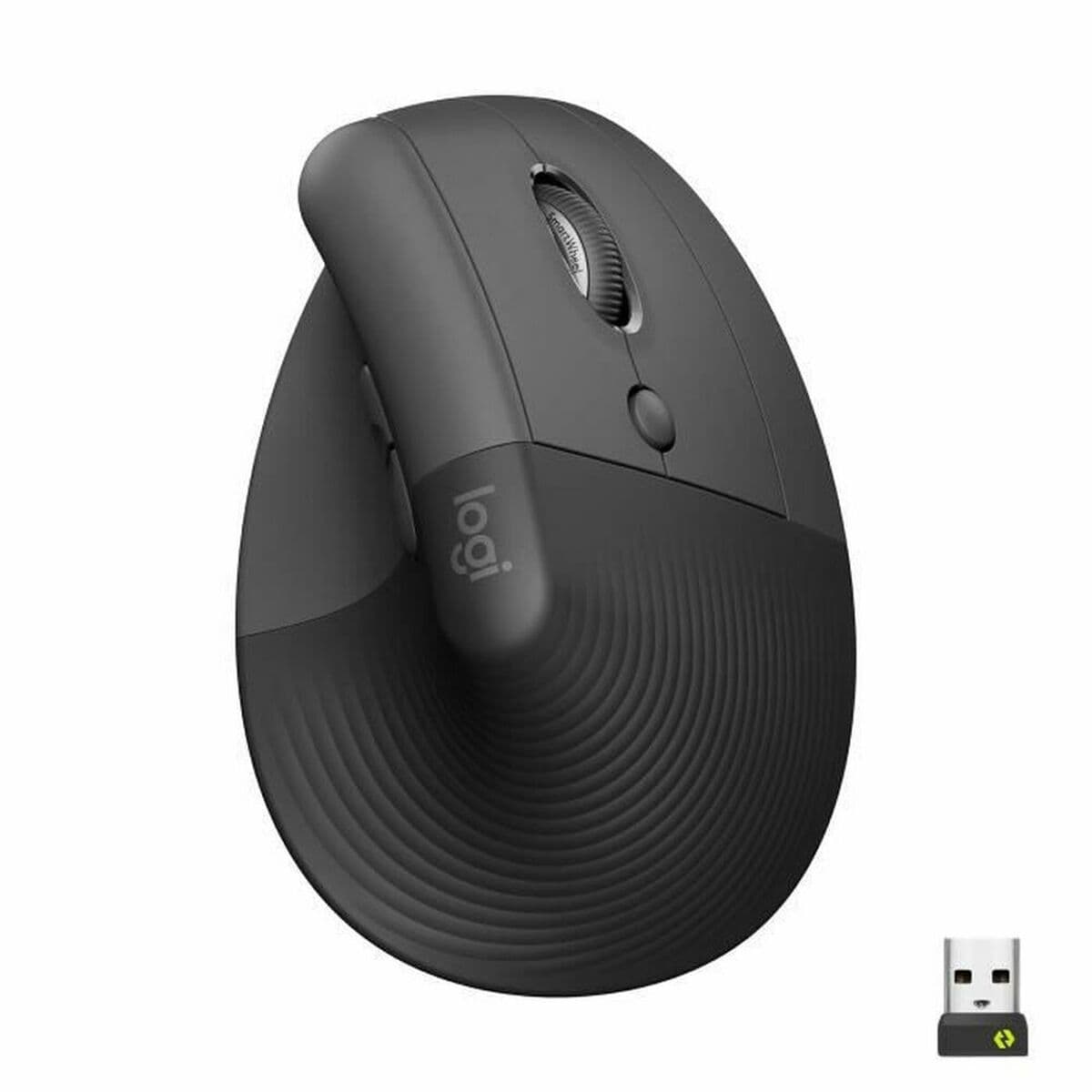 Ratón Logitech Lift Azul Negro 4000 dpi Ergonómico - Image 3