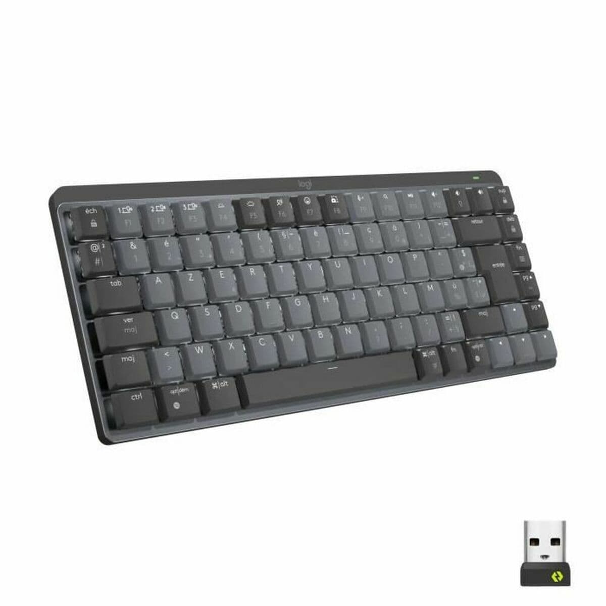 Tastatur Logitech MX Mini Französisch Dunkelgrau AZERTY AZERTY