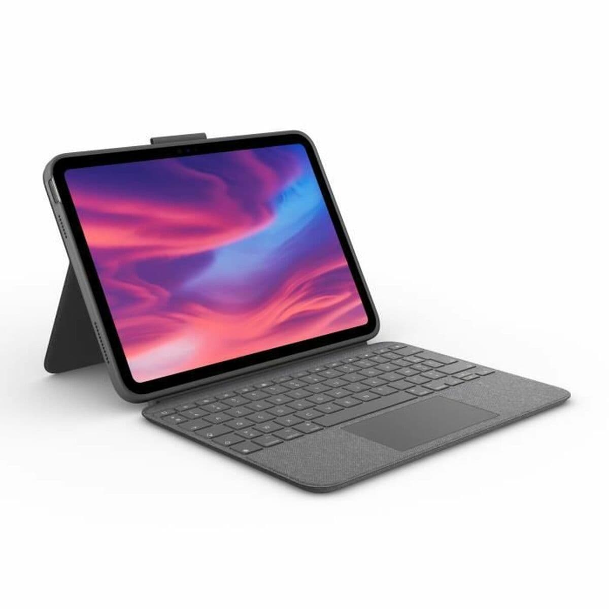 Bluetooth-Tastatur für Tablet Logitech Combo Touch Grau Französisch AZERTY
