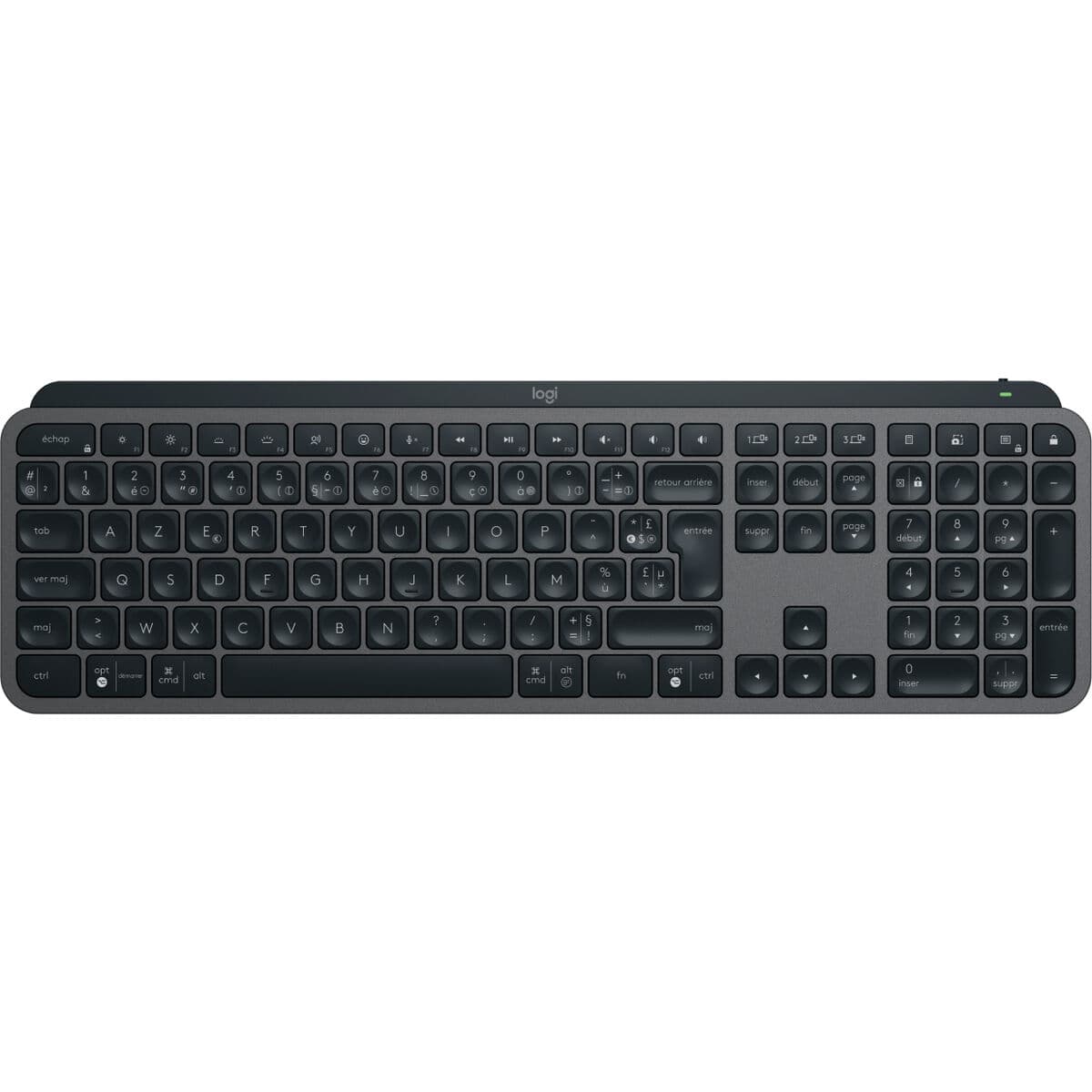 Teclado Logitech 920-011568 Gris Grafito Francés AZERTY