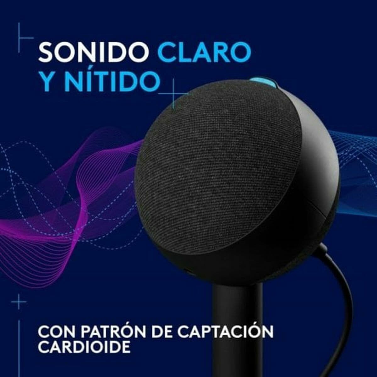 Microphone Logitech 988-000551 Black - Image 3