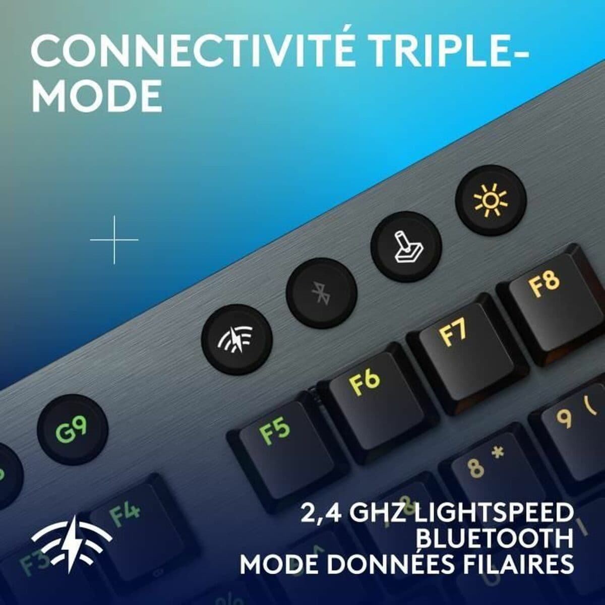 Teclado Inalámbrico Logitech G915 X Negro AZERTY - Image 5