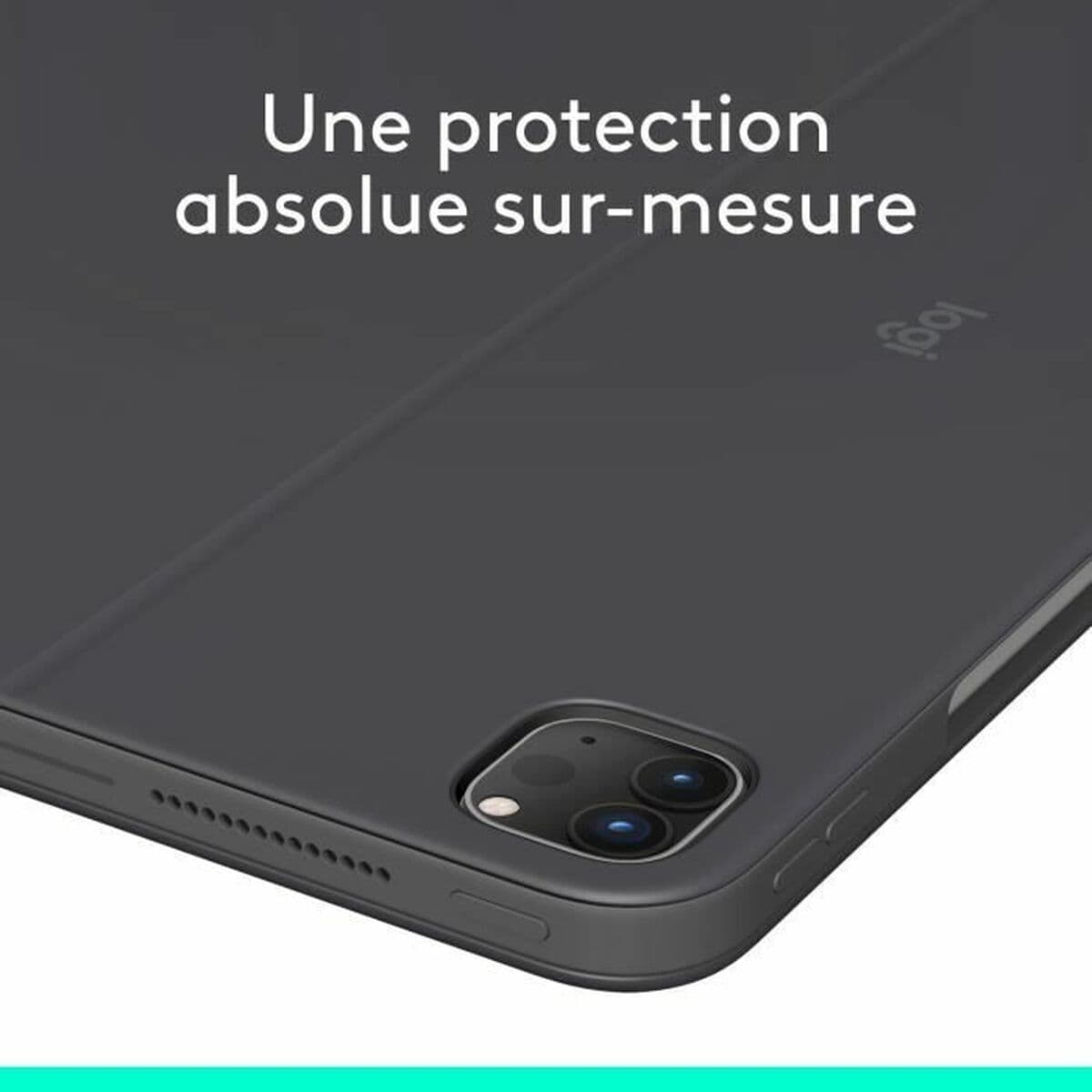 Funda para Tablet Logitech iPad Pro Negro Gris Grafito AZERTY QWERTY Qwerty US - Image 5