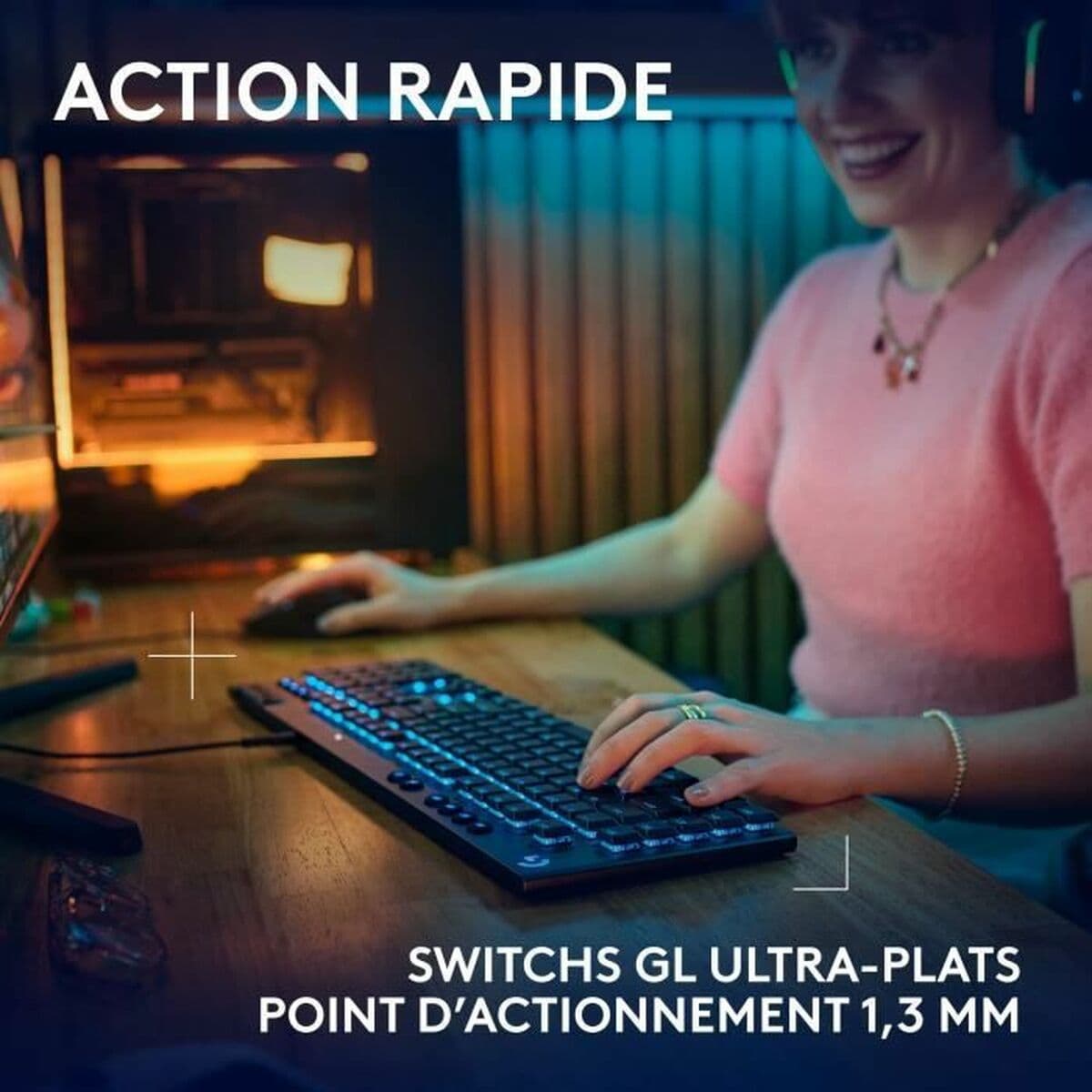 Teclado Logitech G915 X Negro AZERTY - Image 3