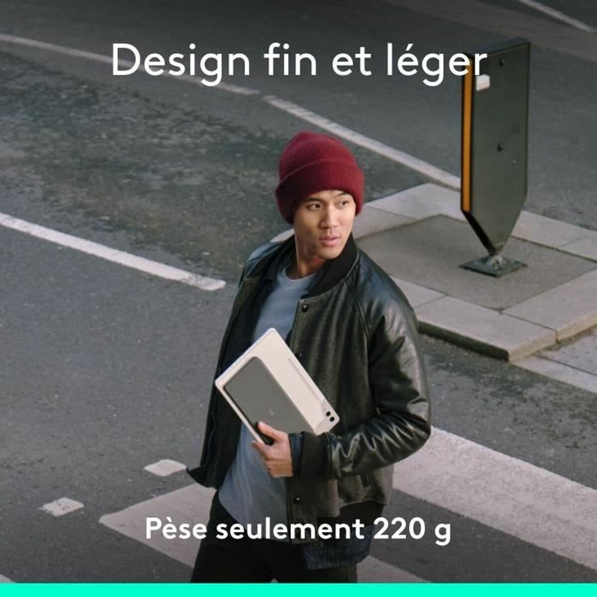 Funda para Tablet y Teclado Logitech Keys-to-Go 2 Gris Graphite - Image 2