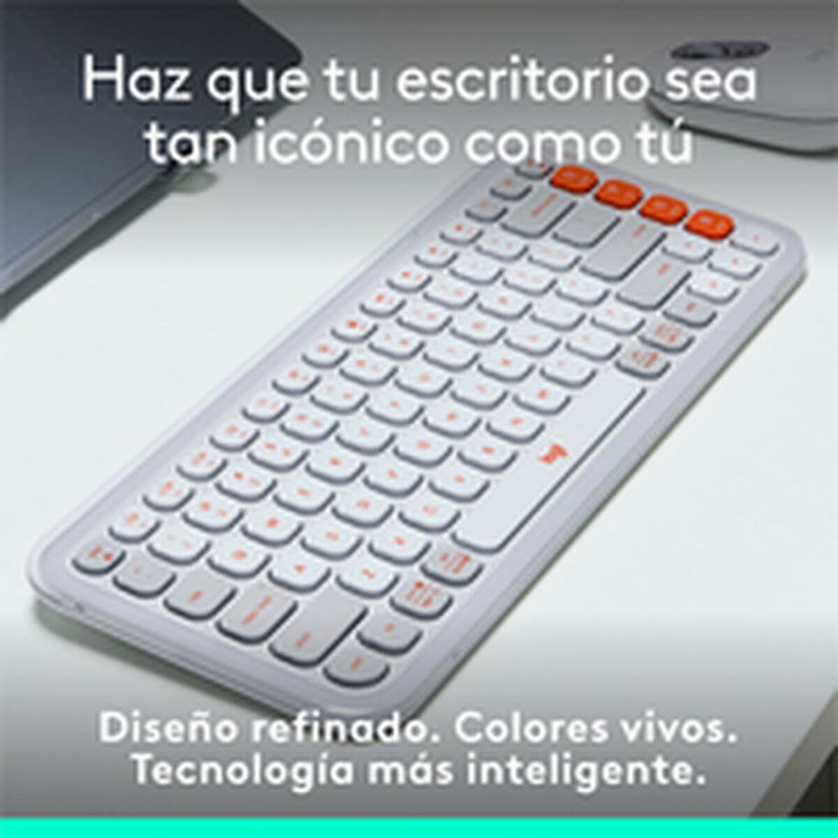 Clavier Logitech 920-013069 Blanc Orange - Image 20