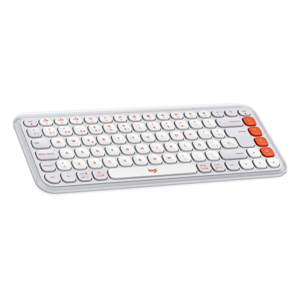 Clavier Logitech 920-013069 Blanc Orange - Image 2