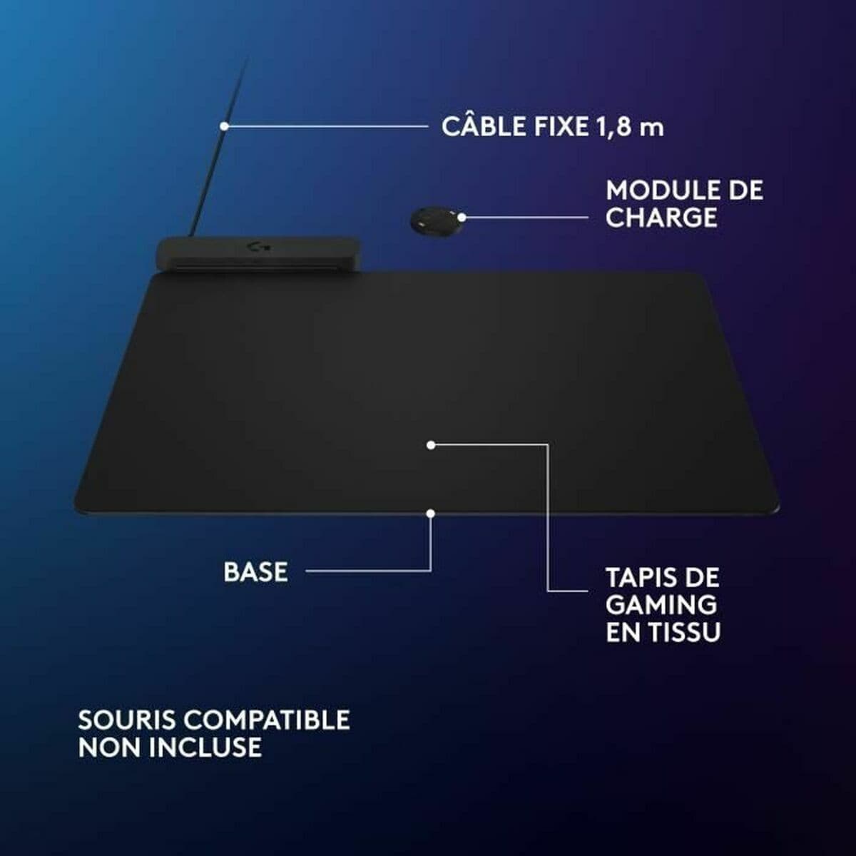 Neklizajuća prostirka Logitech 947-000003 - Image 6