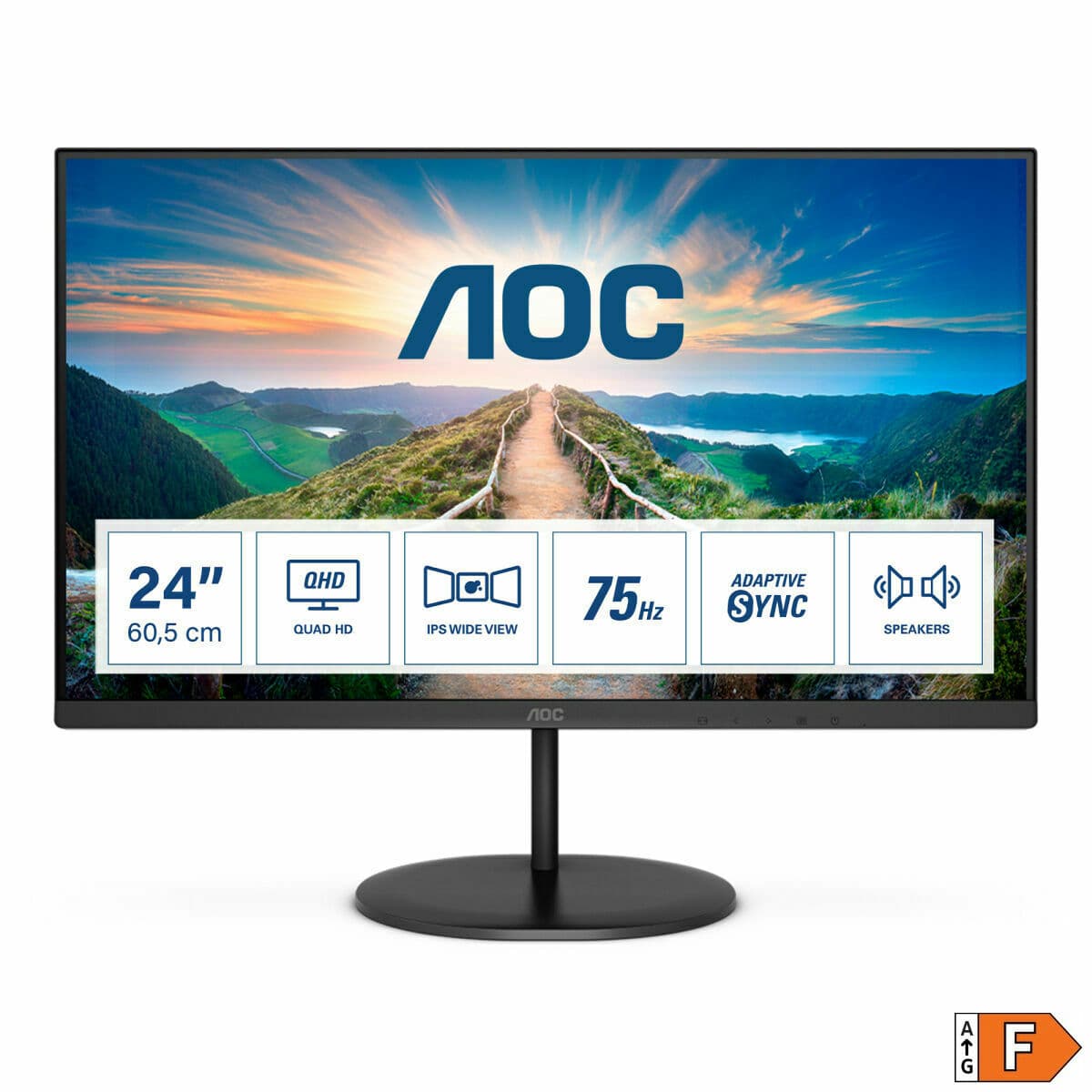 Monitor AOC Q24V4EA 23,8" 2K LCD - Image 3