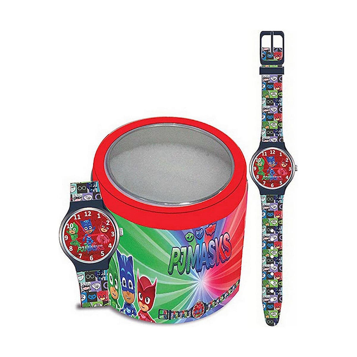 Reloj Infantil PJ Masks PJ MASKS (SUPERPIGIAMINI) – TIN BOX (Ø 33 mm)