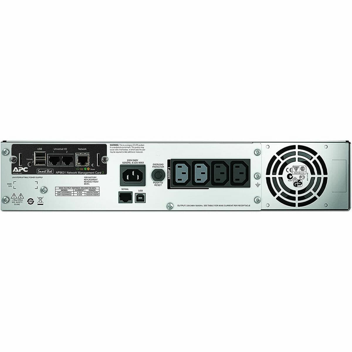 Sistema Interactivo de Fornecimento Ininterrupto de Energia APC SMT1500RMI2UNC       - Image 2