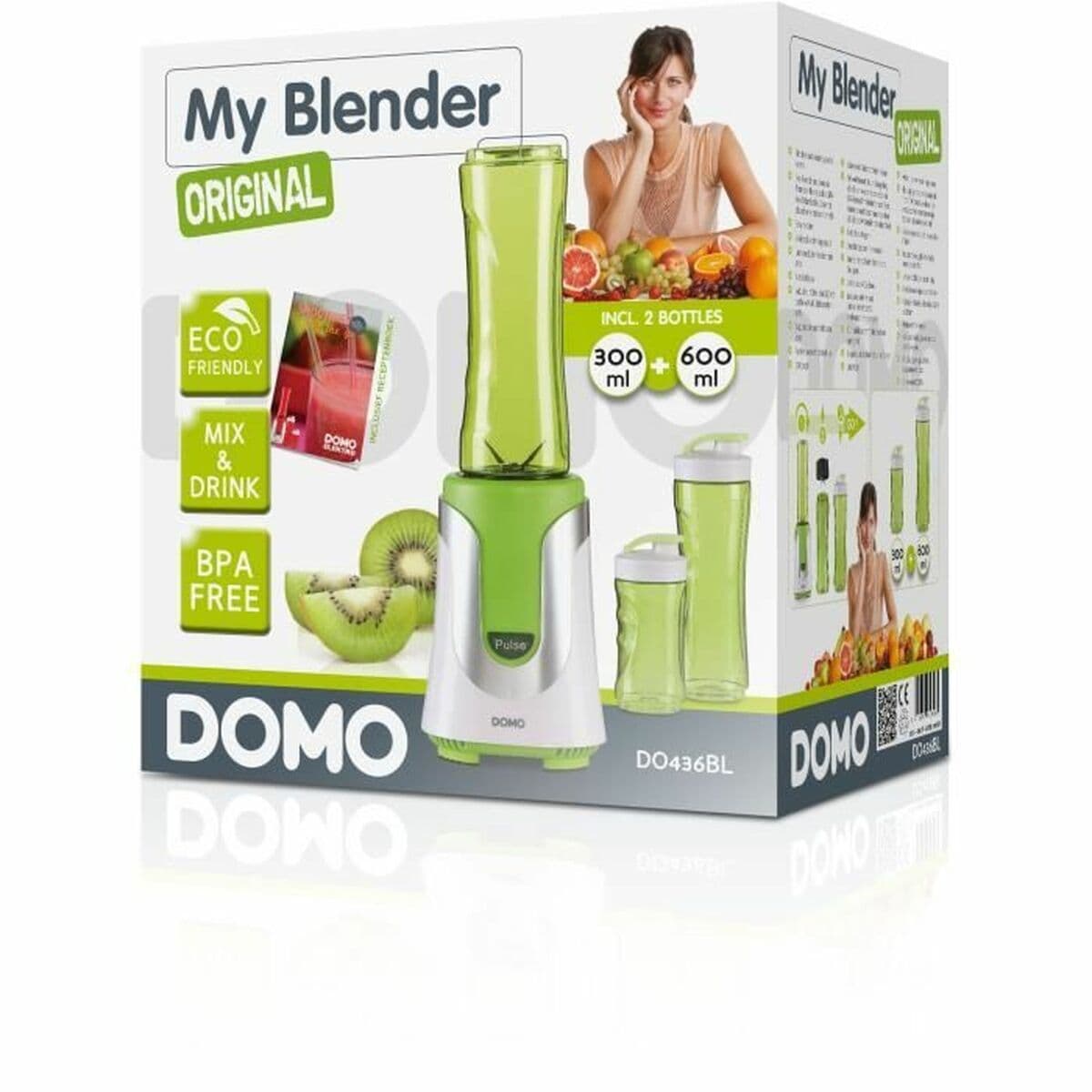 Bol mixeur DOMO DO436BL Vert 600 ml - Image 4