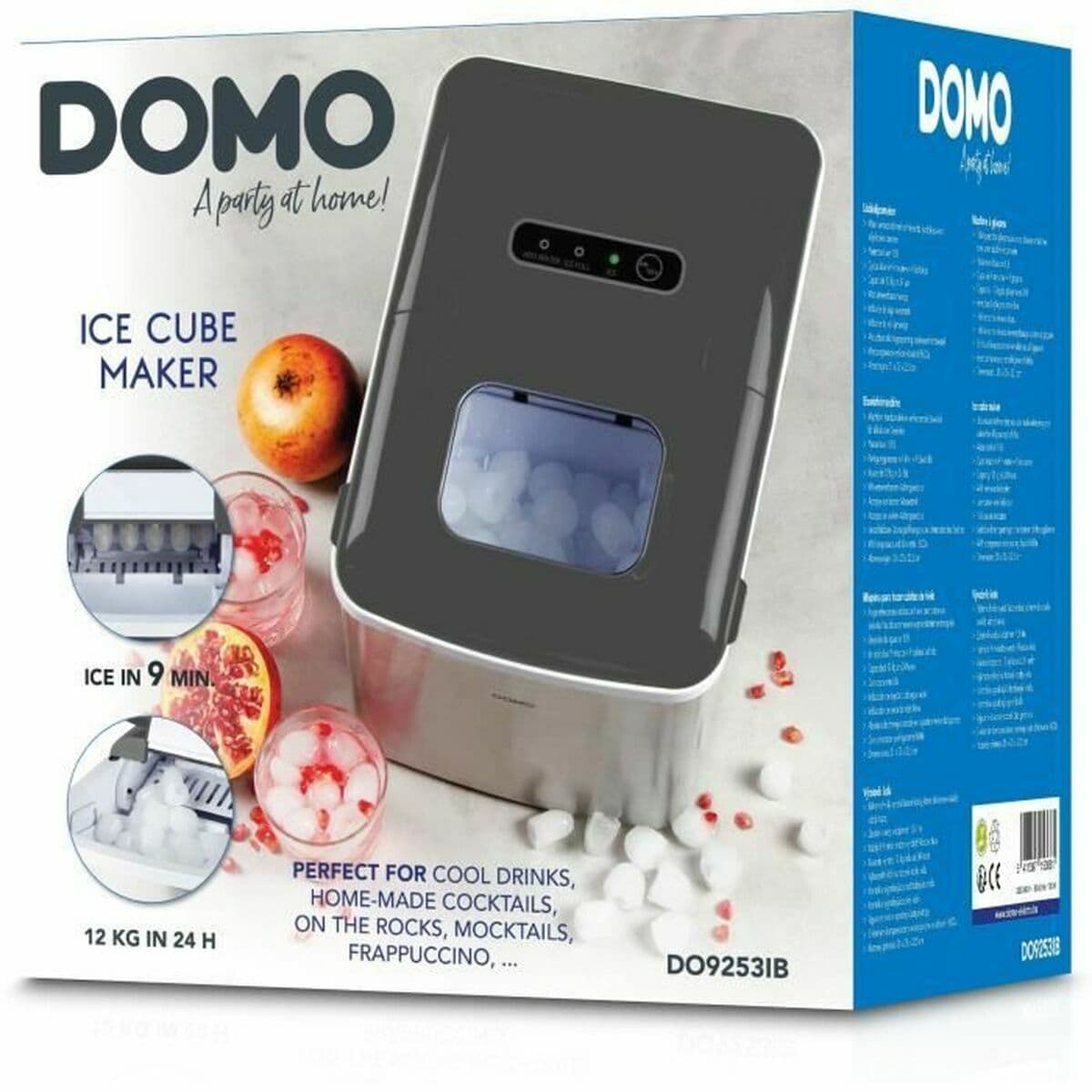 Ismaskin DOMO DO9253IB Stål 1,8 L - Image 3