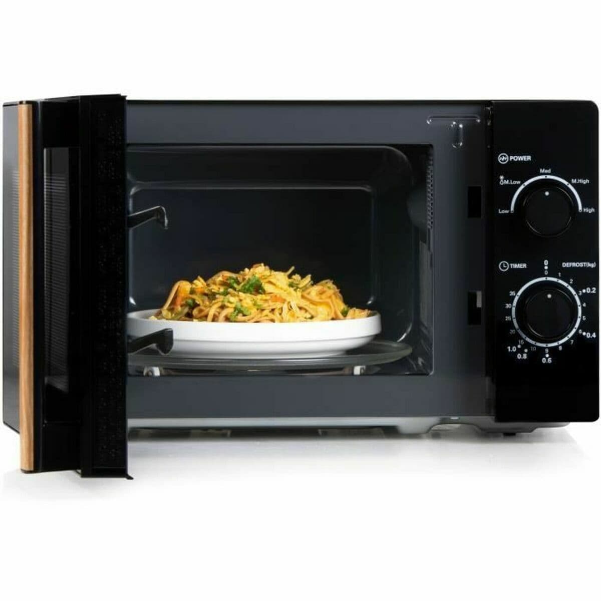 Mikroviļņu Krāsni DOMO Melns 700 W 20 L - Image 3