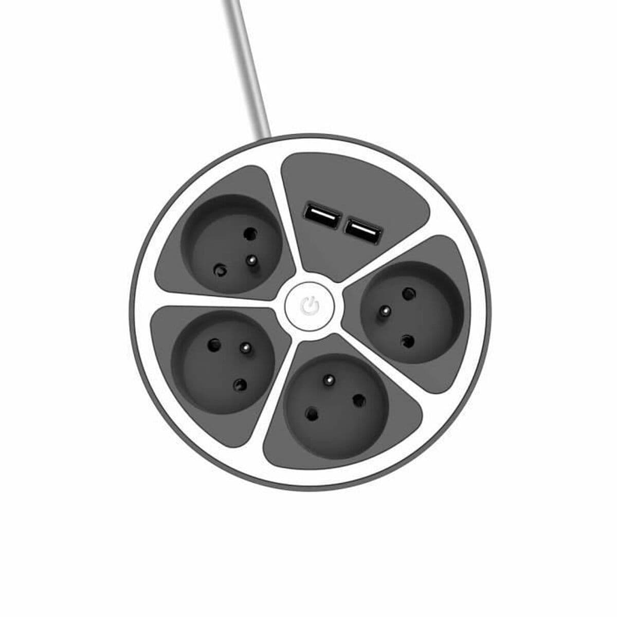 Regleta Enchufes 4 Tomas con interruptor Chacon   - Image 2