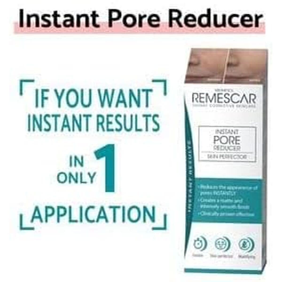 Poras sutraukiantis kremas Remescar Reductor Poros 20 ml Momentinis efektas - Image 4