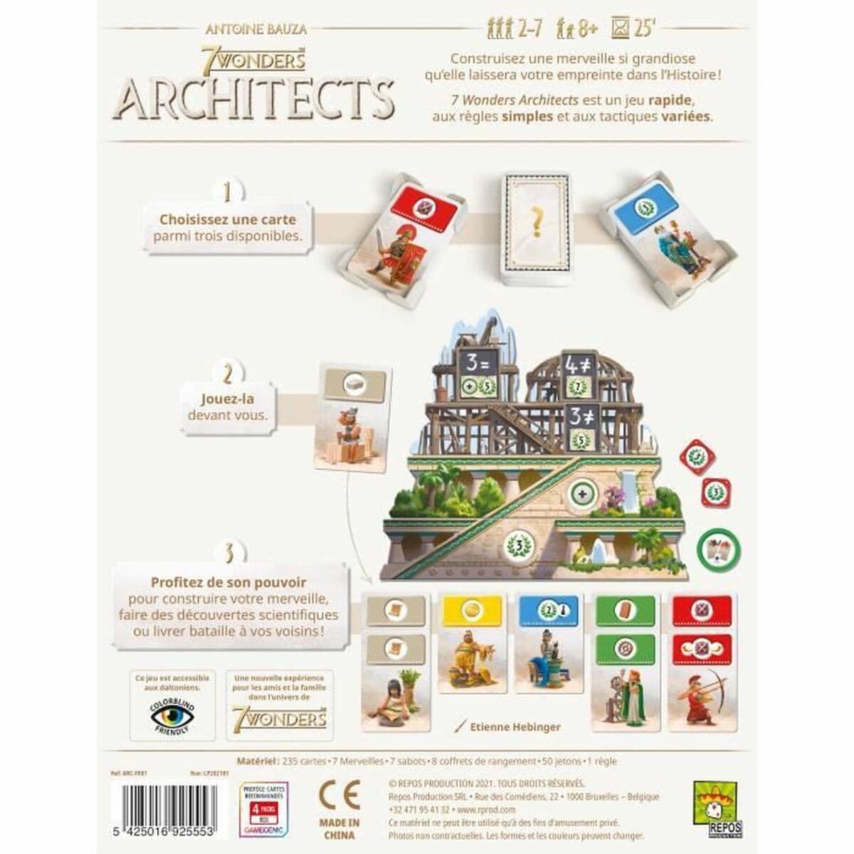 Board game Asmodee 7 Wonders: Architects - Image 4