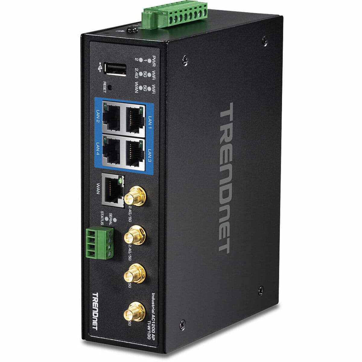Router Trendnet TI-W100 WiFi 5 5 GHz Negru - Image 3