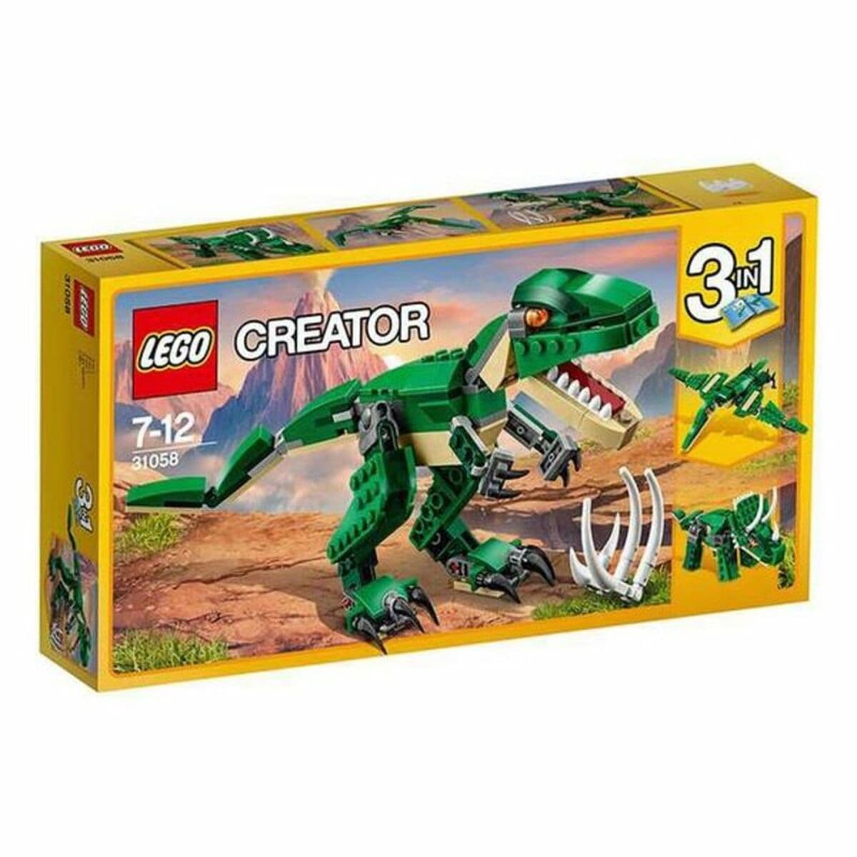 Juego de Construcción Creator Mighty Dinosaurs Lego 31058 Azul Verde Multicolor 174 Piezas