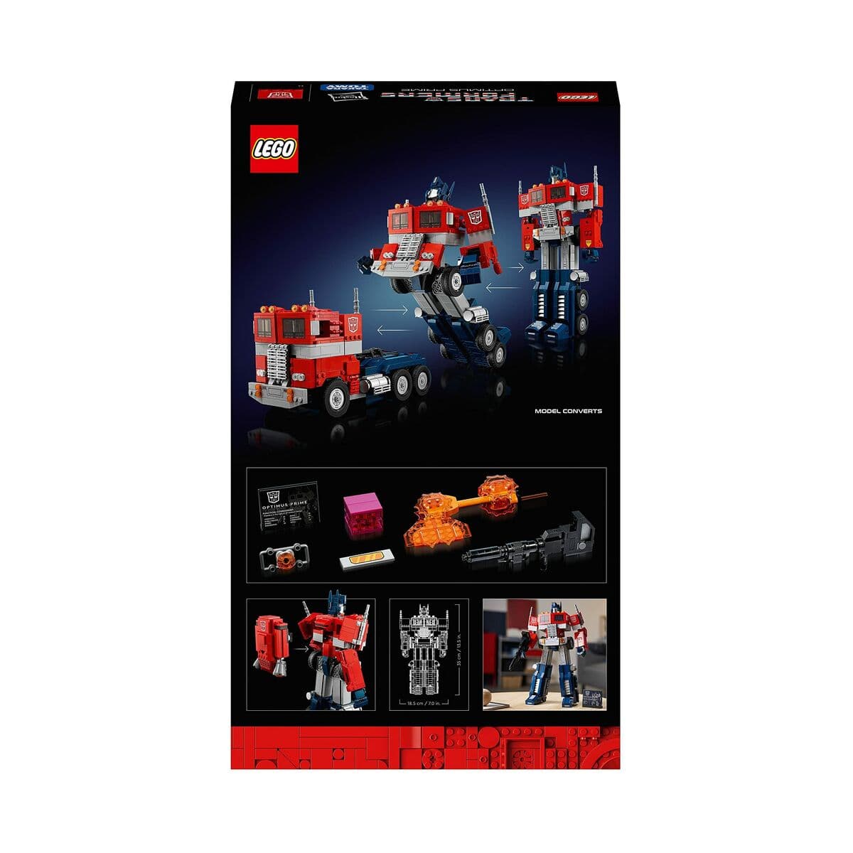 Statybos rinkinys   Lego  Icons 10302 Optimus Prime Transformers - Image 2