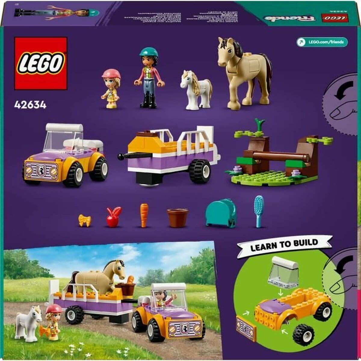 Set de Construcție Lego 42634 Horse & Pony Trailer Multicolor 105 Piese - Image 6