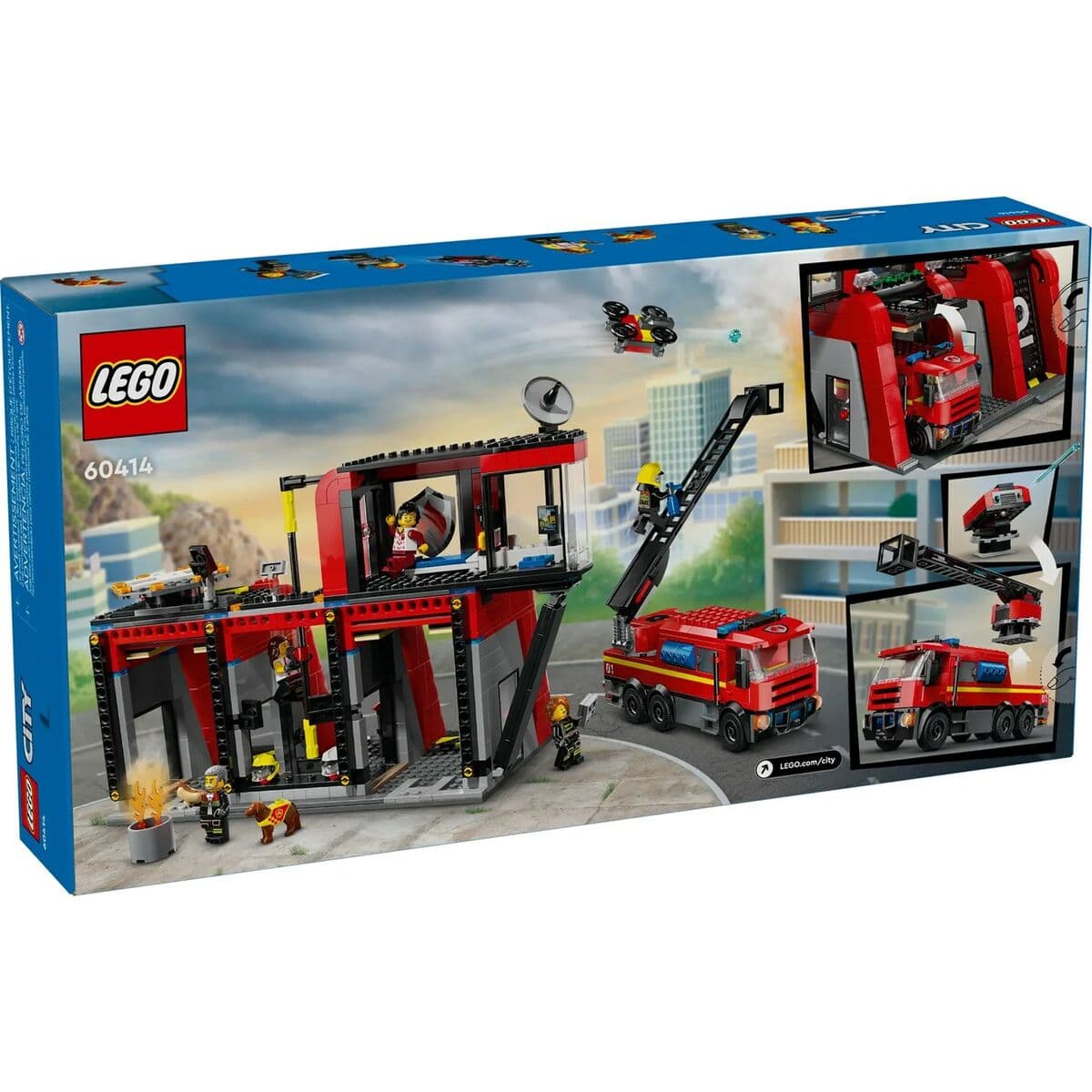 Playset Lego 60414 Fire station with Fire engine - Image 2