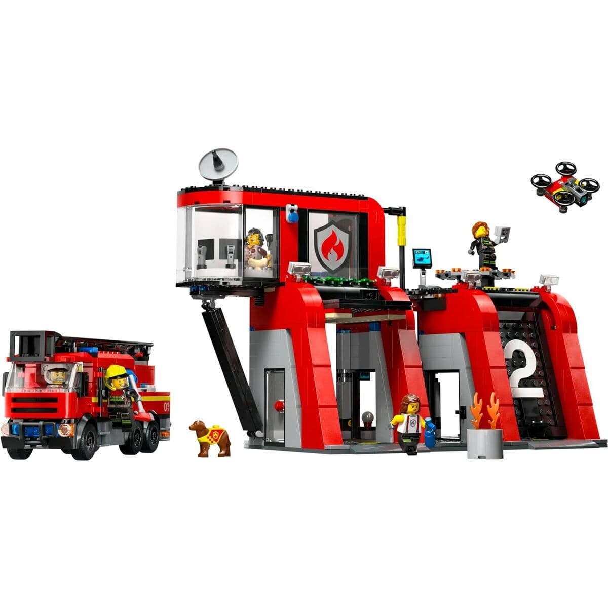 Playset Lego 60414 Fire station with Fire engine - Image 3