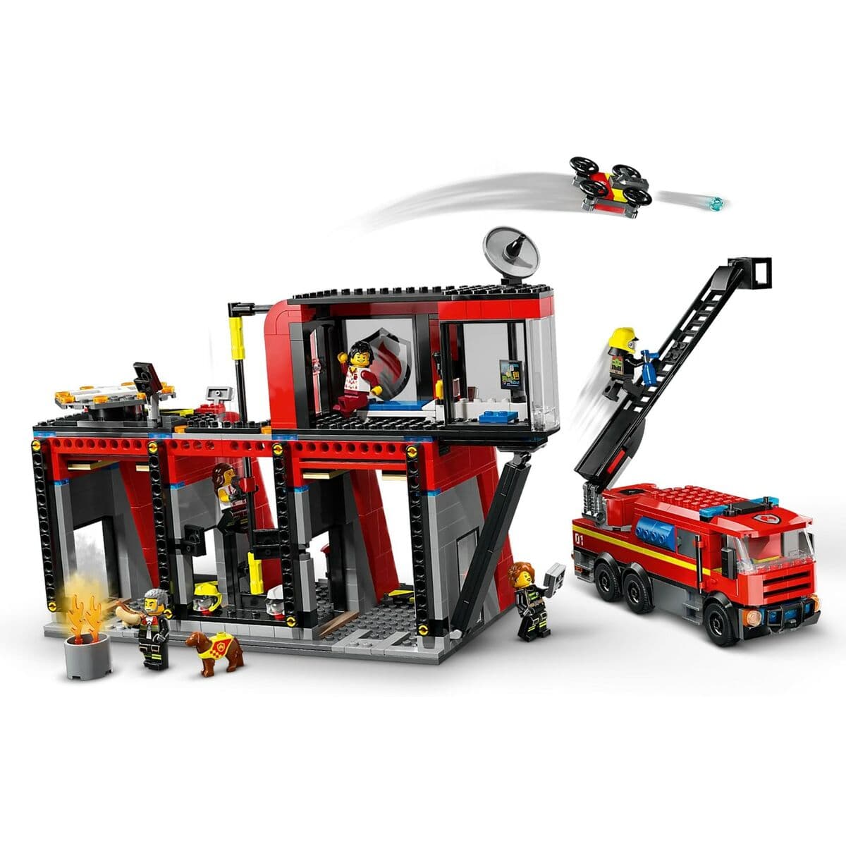 Playset Lego 60414 Fire station with Fire engine - Image 4