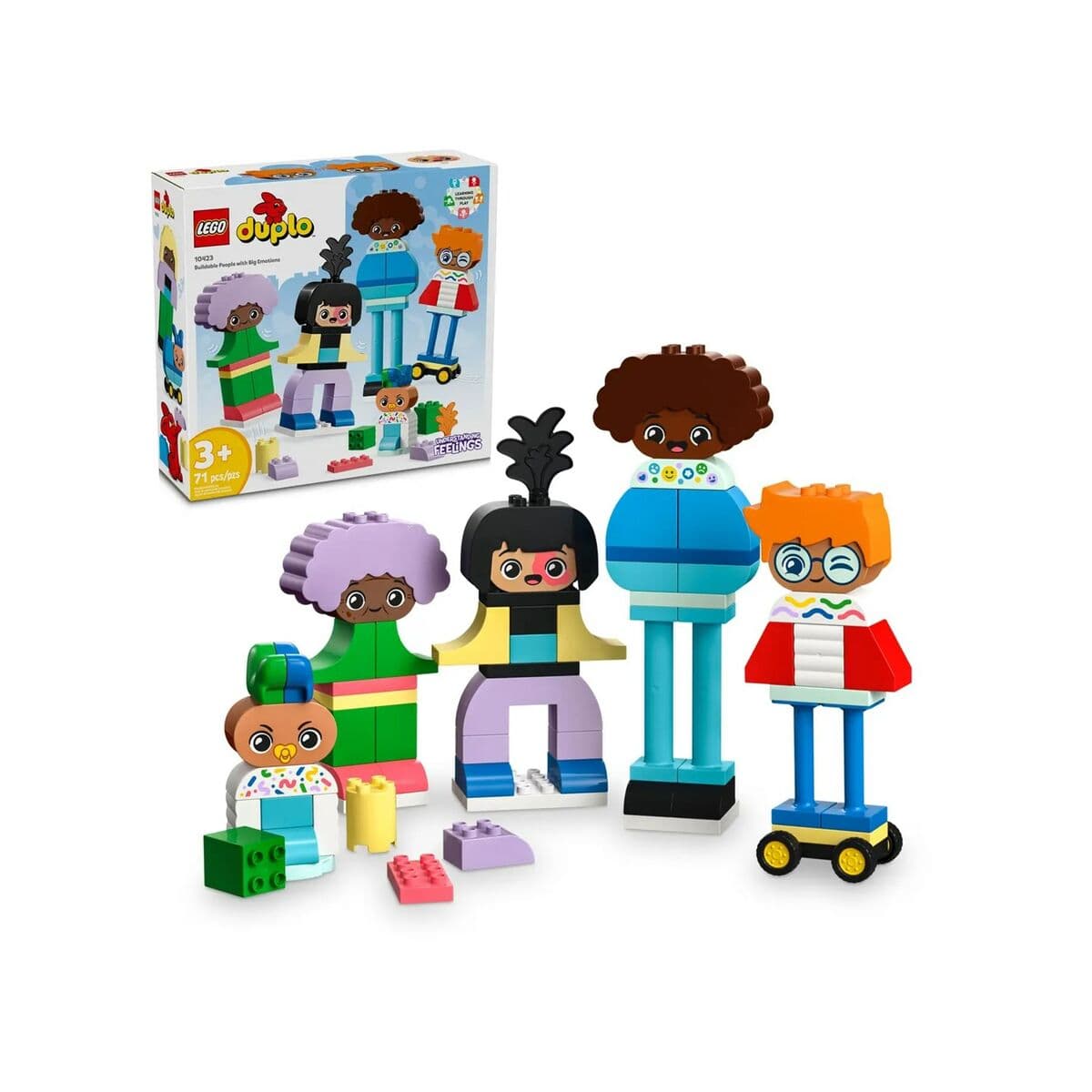 Juego de Construcción Lego Duplo Buildable People with Big Emotions Multicolor