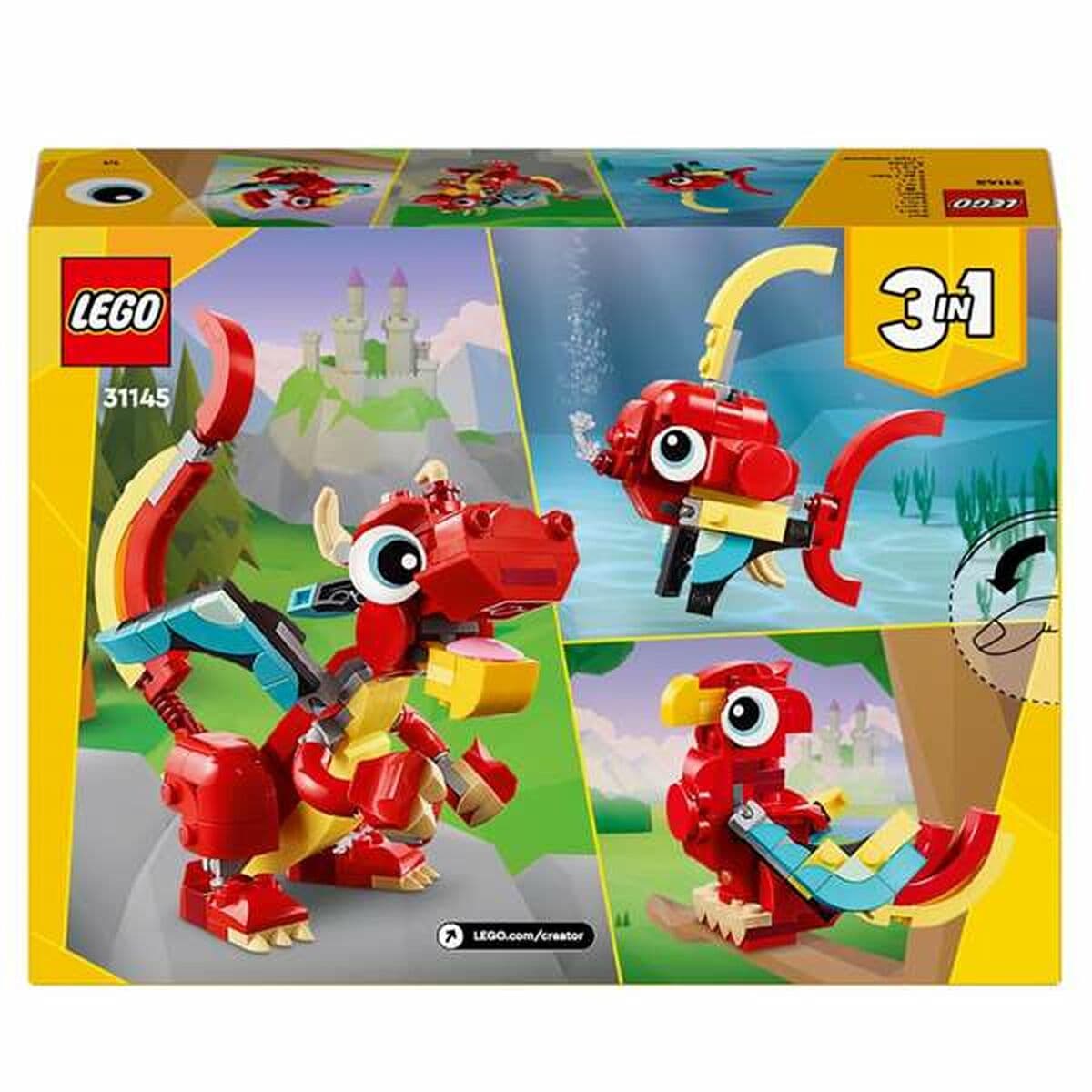 Set de construction Lego Creator 31145 Red Dragon 149 Pièces - Image 8