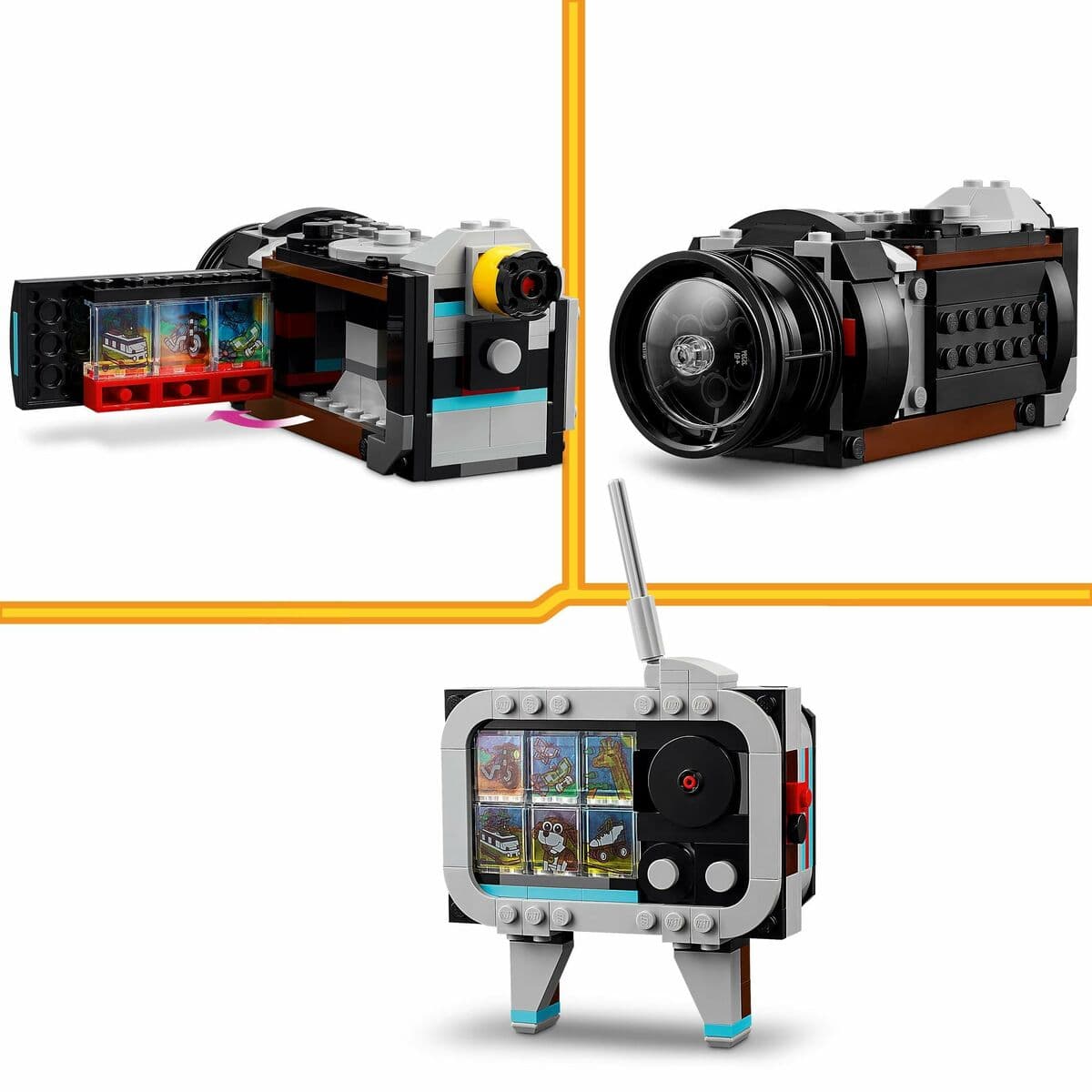 Set de construction Lego 31147 Creator Retro Camera Multicouleur - Image 4