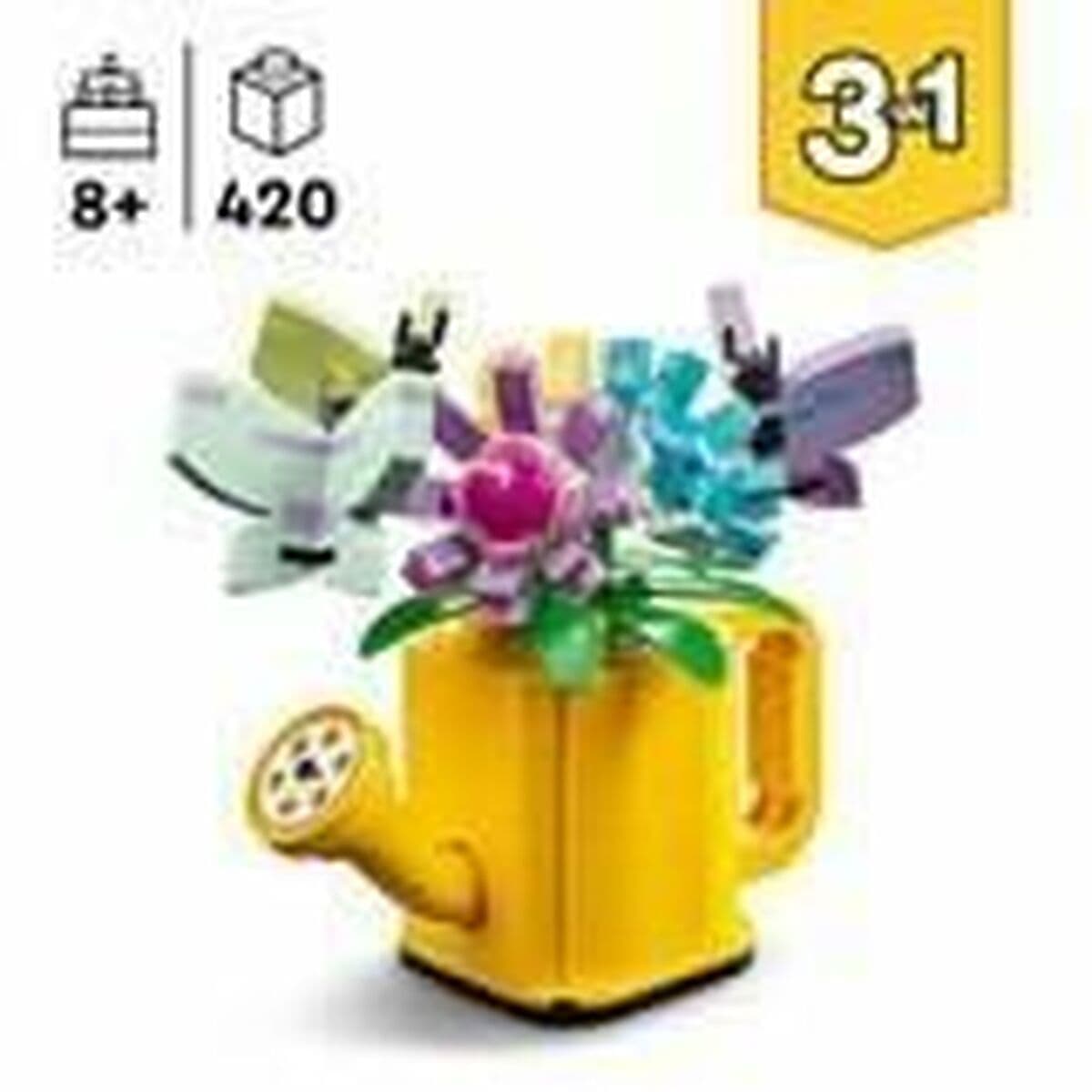 Set de construction Lego 31149 Creator 3in1 Flowers in the Watering Can Multicouleur - Image 2
