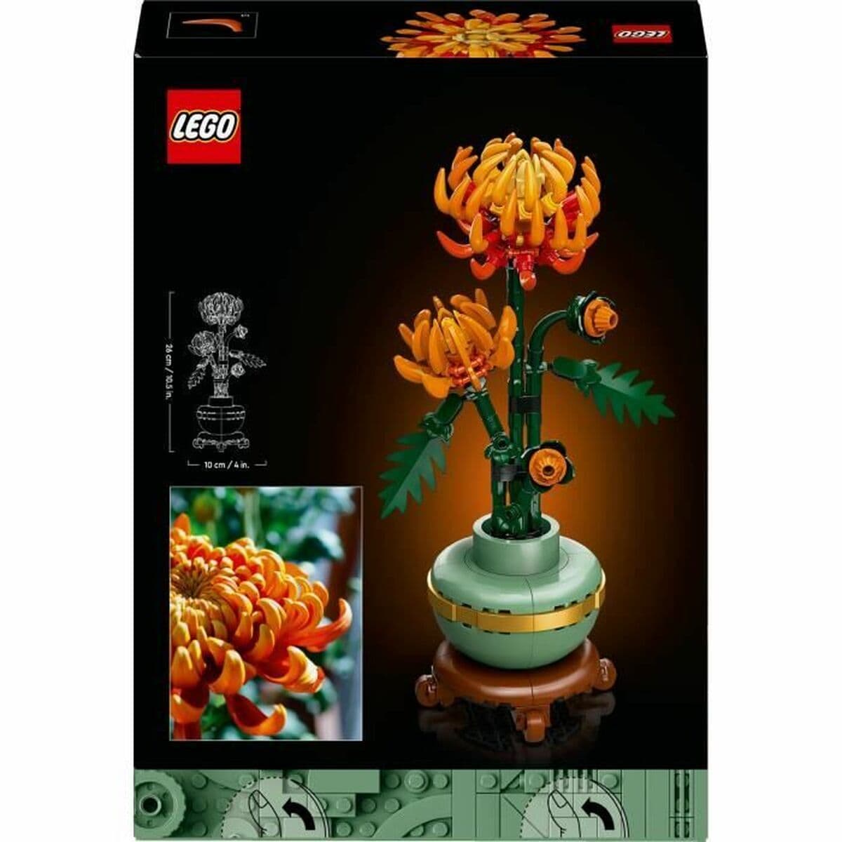 Rakennussetti Lego 10368 Chrysanthemum Flower Arrangement Monivärinen - Image 6