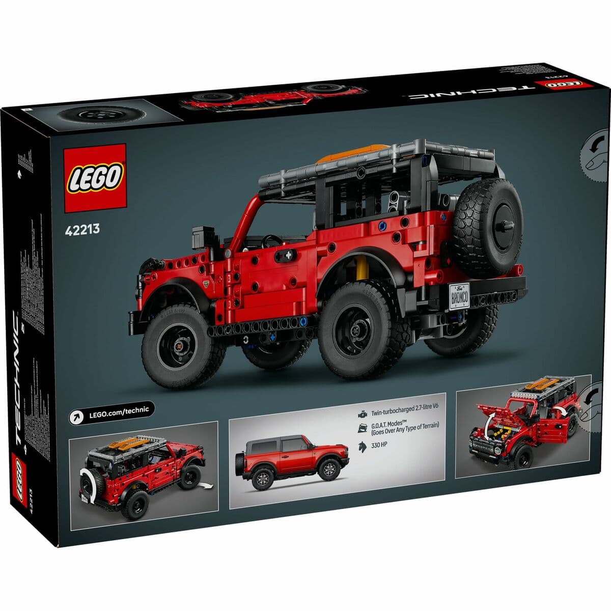 Juego de Construcción Lego 42213 Ford Bronco SUV 943 Piezas - Image 4