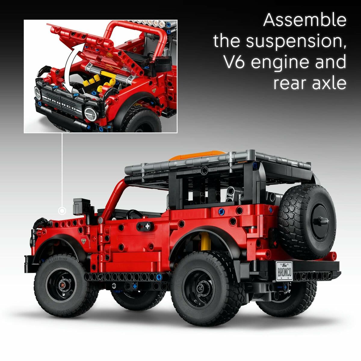 Juego de Construcción Lego 42213 Ford Bronco SUV 943 Piezas - Image 6