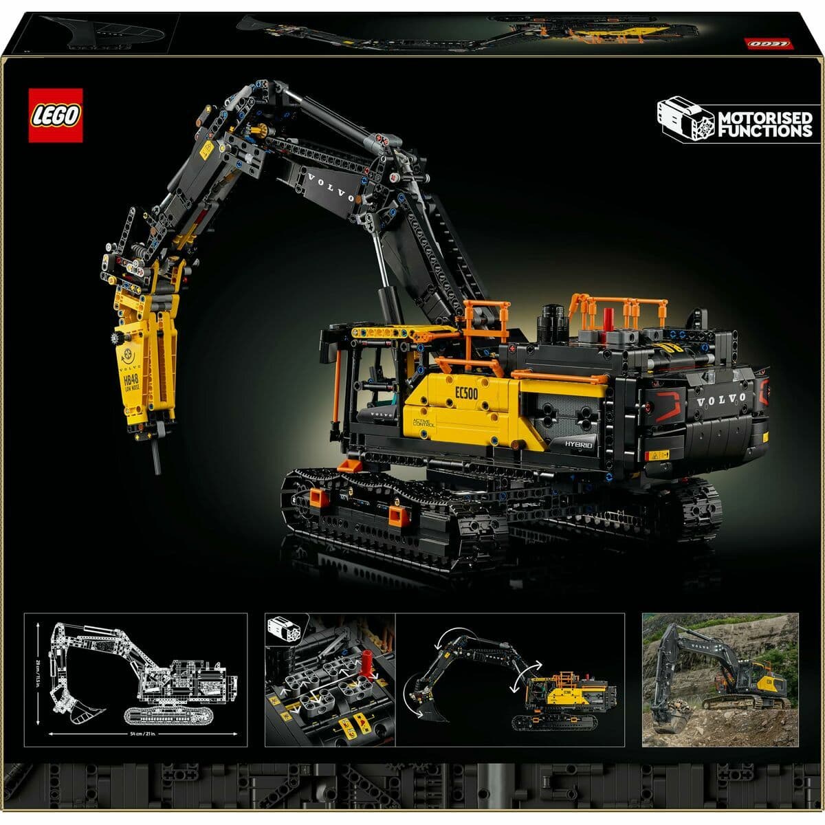 Byggsats Lego 42215 Volvo EC500 Hybrid Excavator 2359 Delar - Image 8