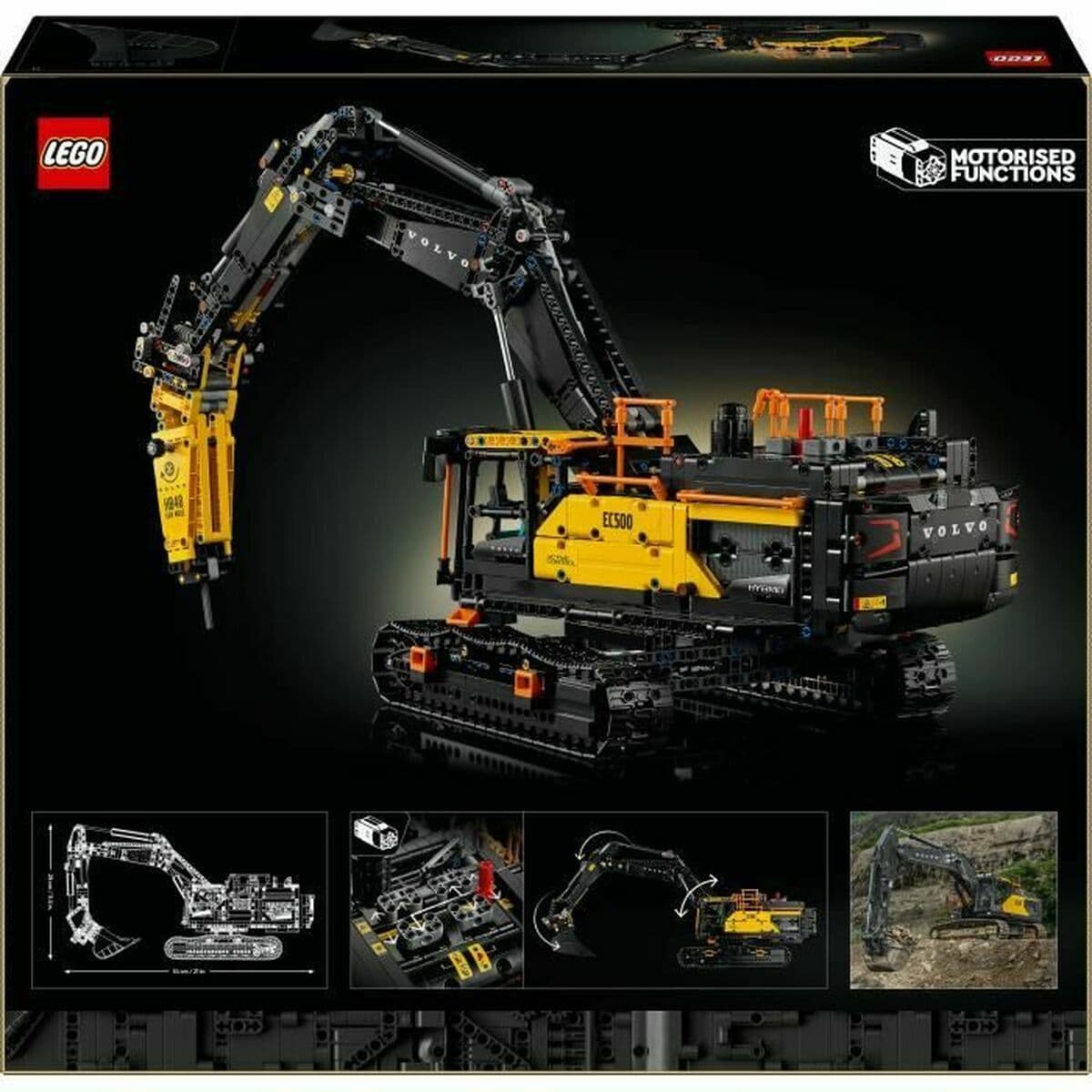Byggsats Lego 42215 Volvo EC500 Hybrid Excavator 2359 Delar - Image 13