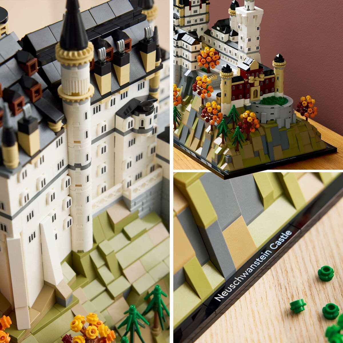 Statybos rinkinys Lego 21063 Neuschwanstein Castle 3455 Dalys - Image 12