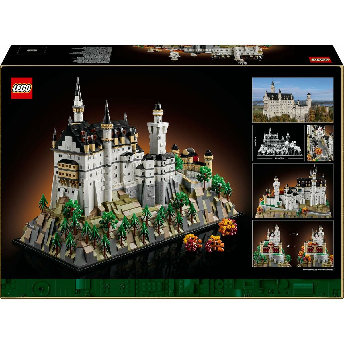 Statybos rinkinys Lego 21063 Neuschwanstein Castle 3455 Dalys - Image 14