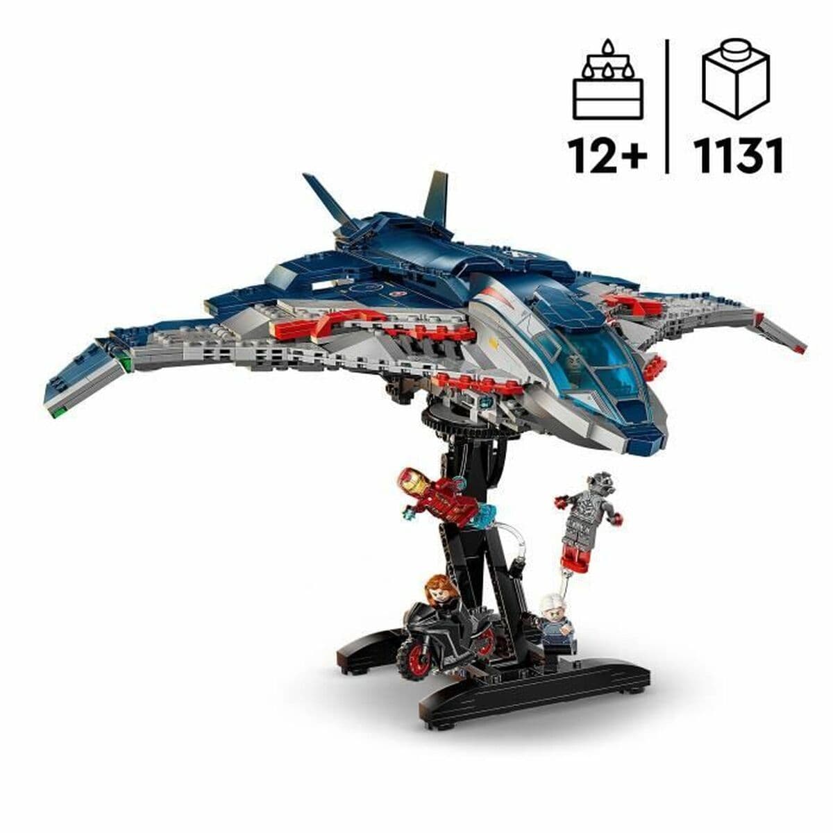 Set de construction Lego 76325 Age of Ultron Quinjet 1131 Pièces - Image 5