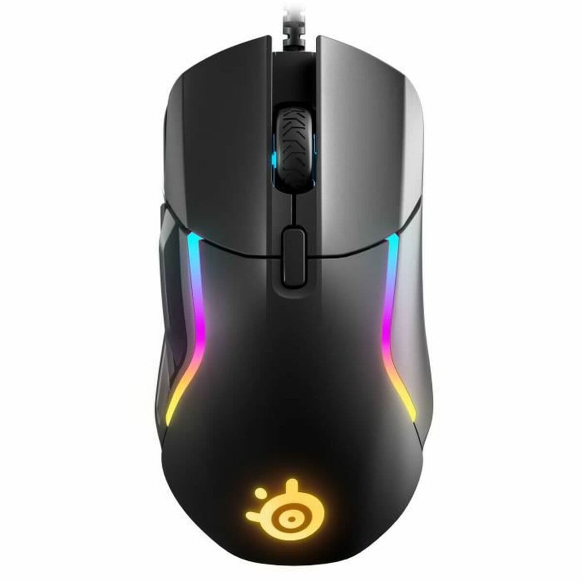 Mouse SteelSeries Rival 5 Schwarz Gaming Mit Kabel LED-Lichter - Image 4