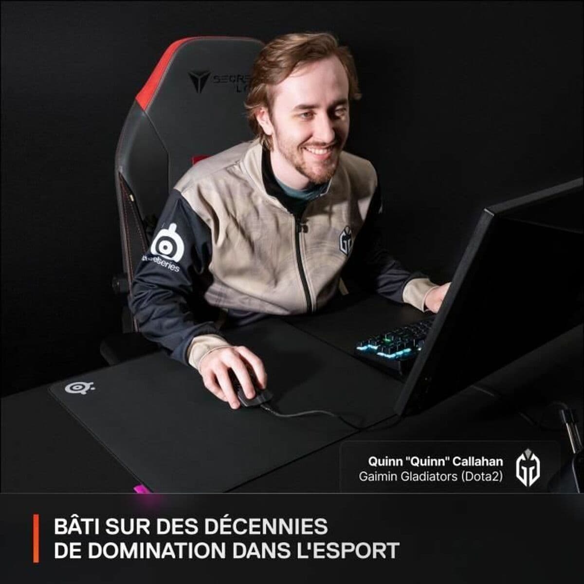Tapis de Souris SteelSeries QcK Performance XL Noir - Image 2