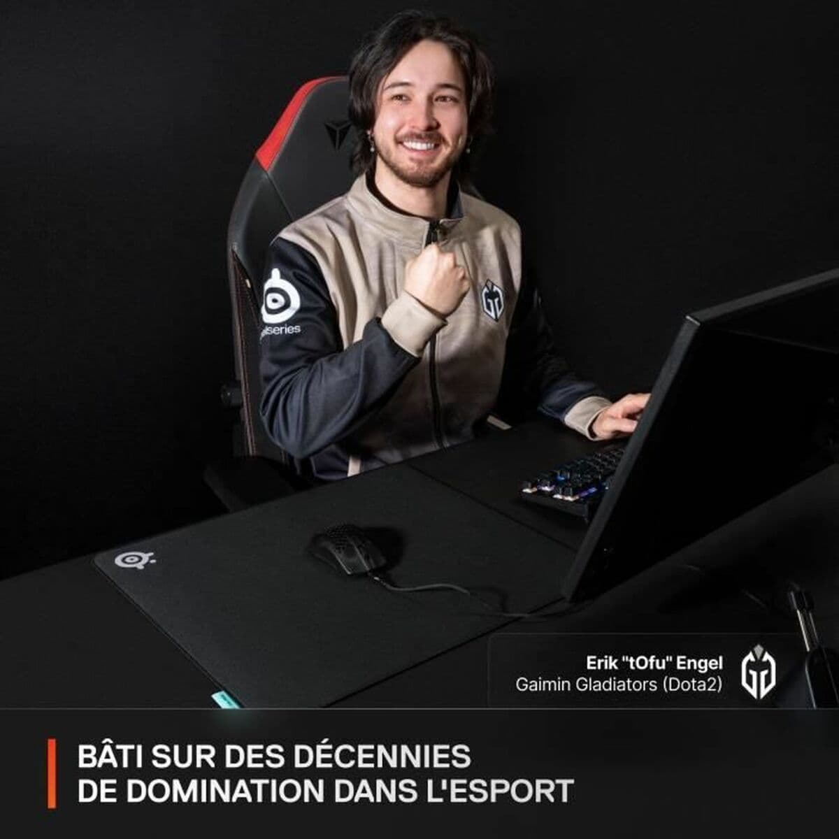 Tapete de Rato SteelSeries QcK Performance XL - Balance Preto - Image 2