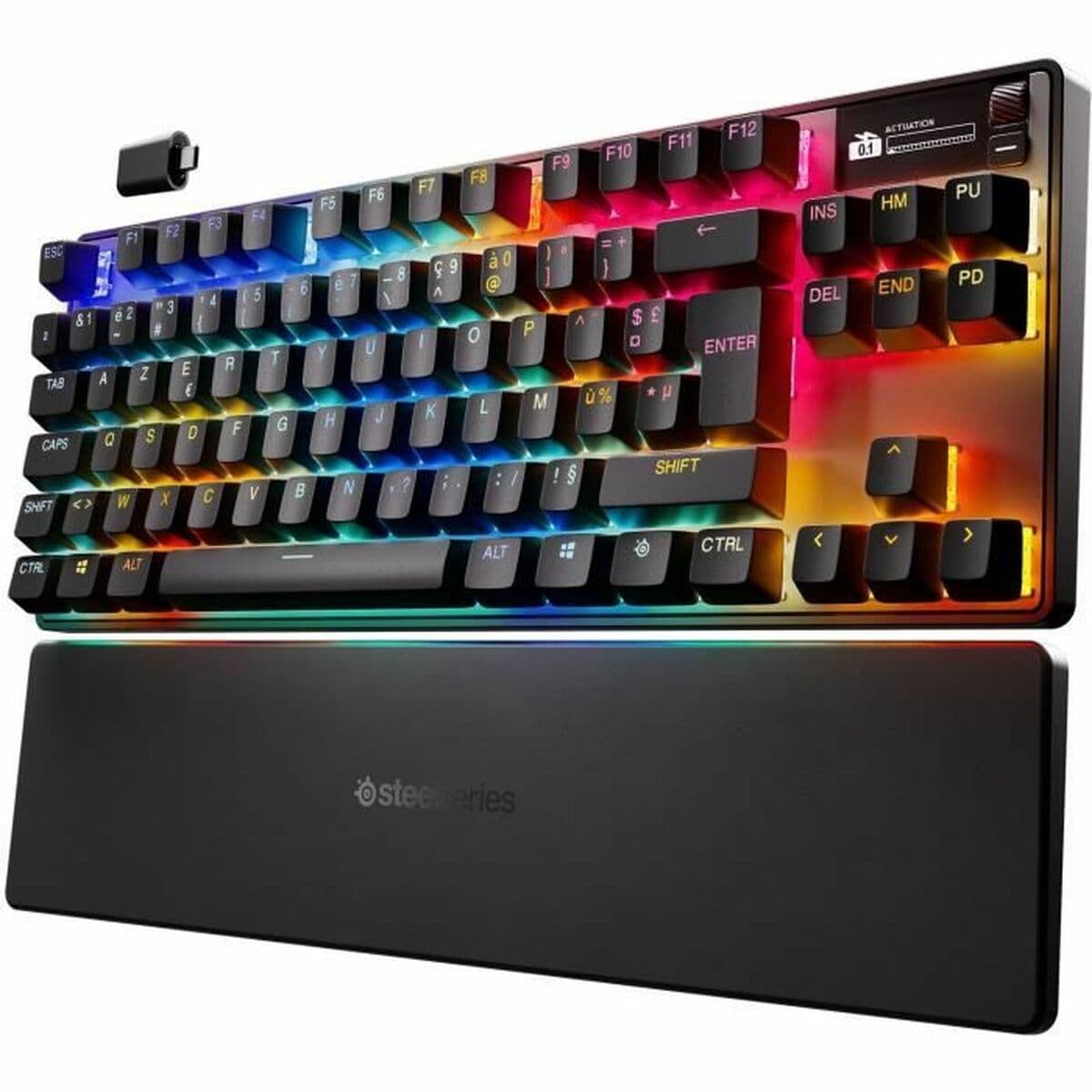 Bluetooth klaviatūra SteelSeries apex pro tkl wl gen 3 Juoda Azerty Prancūzų - Image 3