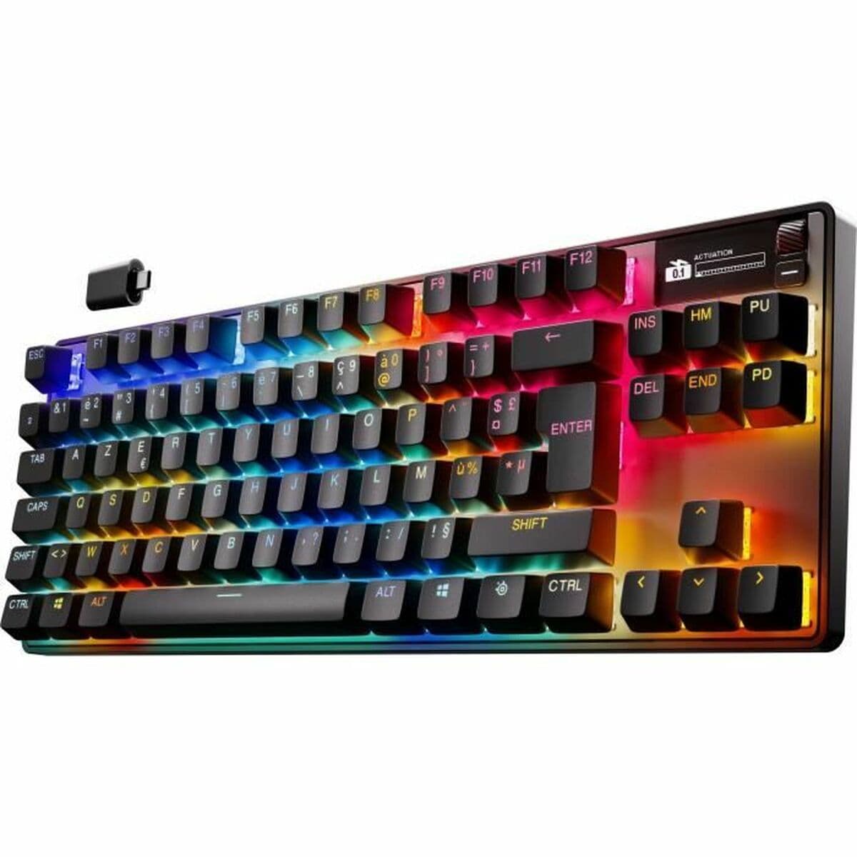 Bluetooth klaviatūra SteelSeries apex pro tkl wl gen 3 Juoda Azerty Prancūzų - Image 4
