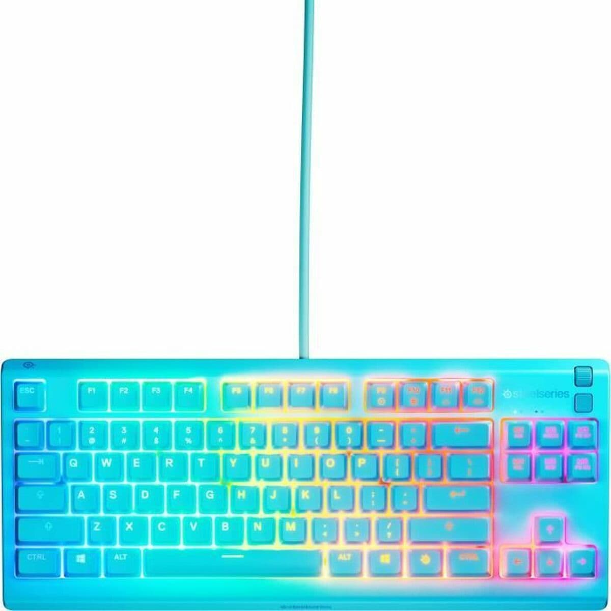 Tastatură SteelSeries Apex 3 TKL Albastru
